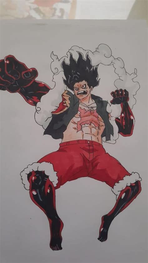 My friends attempt at Luffy Gear 4 Snakeman : OnePiece