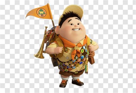 Russell Carl Fredricksen Pixar Character Costume - Up - Boy Scout Transparent PNG