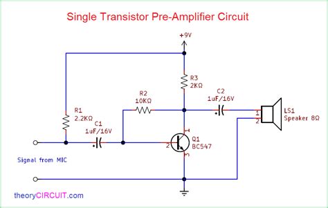 Simple Amplifier Circuit Diagram Using Transistor » Wiring Diagram