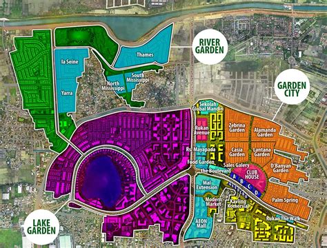 PETA LOKASI & MASTERPLAN - RUMAH DI JAKARTA GARDEN CITY