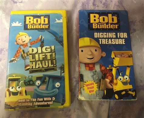 Bob The Builder Vhs Lot Digging For Treasure Dig Lift Haul Lots Of ...