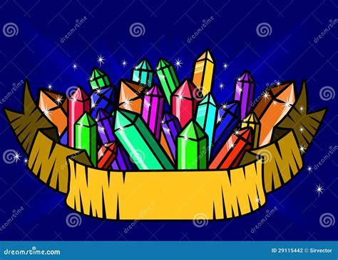 Cartoon Glowing Gem Royalty-Free Stock Image | CartoonDealer.com #38068954