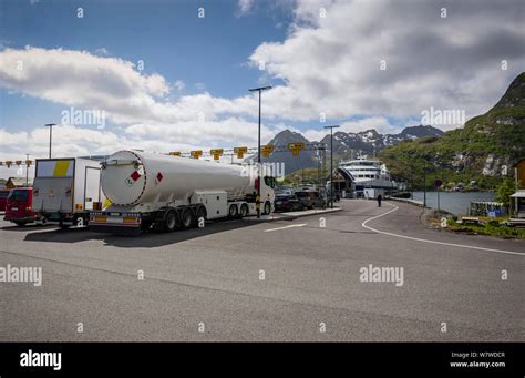 Moskenes ferry terminal, Lofoten Islands, Norway Stock Photo - Alamy