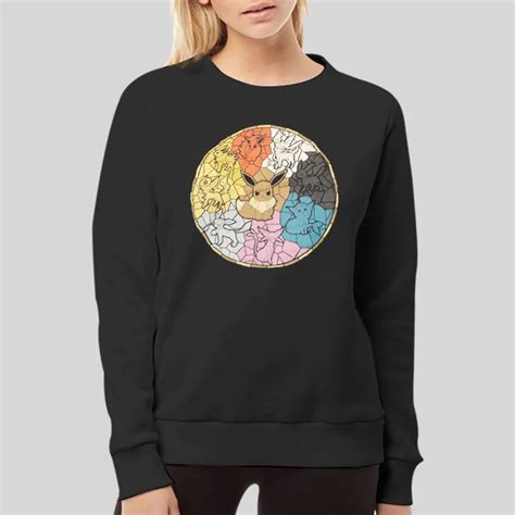 Vintage Pokémon Eevee Merch Eeveelution Shirt | Hotter Tees