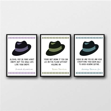 Set of 3 Rat Pack Quotes Unframed Prints Ideal Gift for Rat Pack Fans ...