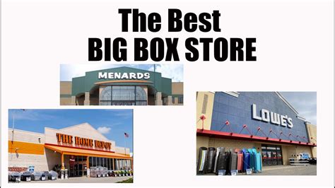 Big Box Stores - Which one do you choose? - YouTube