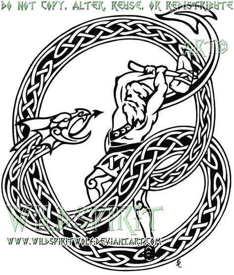 Thor + Midgard Serpent Tattoo by *WildSpiritWolf on deviantART | Norse Gods & Goddesses ...