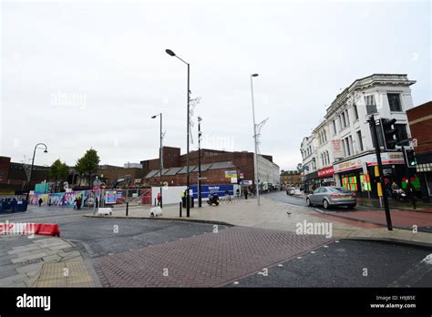 Barnsley Town Centre where the new Barnsley Library is currently being ...