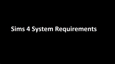 Sims 4 mac system requirements - gerawho