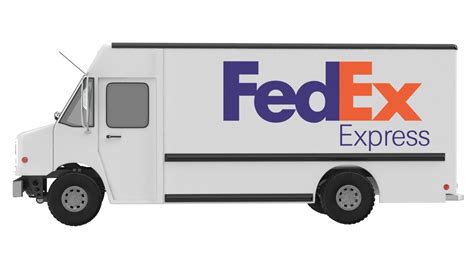 FedEx Truck(1) 3D Model $59 - .max .fbx .obj .ma .c4d - Free3D