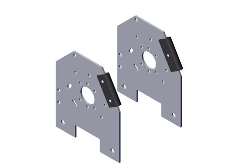 Bracket, Aluminum Mounting Brackets - PAIR