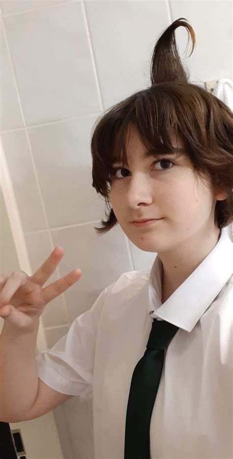 My Hajime cosplay from today! Yes this is my actual hair, Happy ...