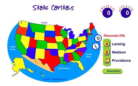 Download free Usa Geography Games States Capitals - freewareglam