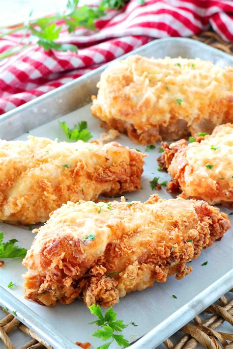 Crispy Buttermilk Fried Chicken Breast - The Anthony Kitchen