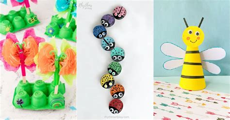 10+ Preschool Insect Crafts - EvannaCarrie