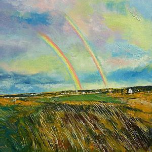 Rainbow Landscape Painting at PaintingValley.com | Explore collection of Rainbow Landscape Painting