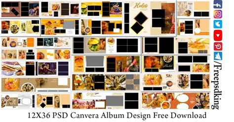 12X36 PSD Canvera Album Design Free Download - Freepsdking.com