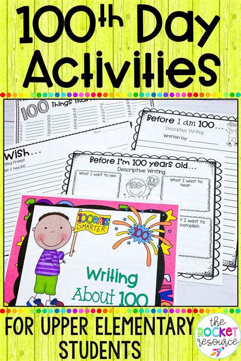 Celebrate the 100th Day of School with these fun activities for upper ...