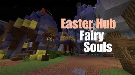 Hypixel Skyblock - The easter hub fairy souls (Temporary fairy souls) - YouTube