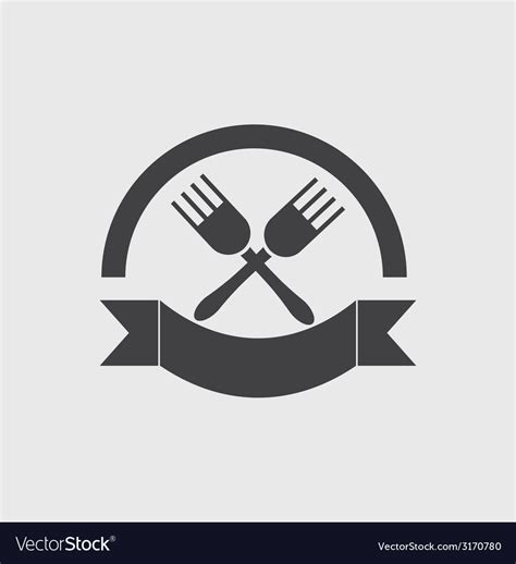 Eatery symbol Royalty Free Vector Image - VectorStock