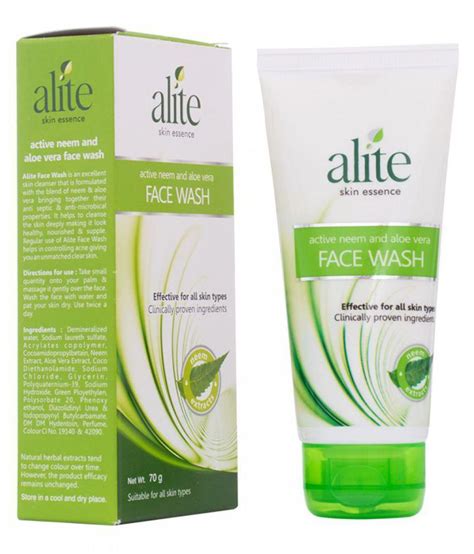 Leeford Healthcare Limited Alite Face Wash [Neem & Aloevera] [Pack of 4] Face Wash 280 gm Pack ...