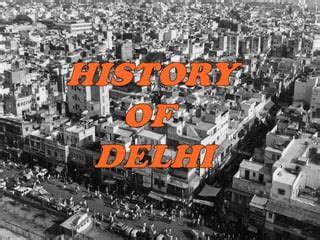 History of Delhi | PPT