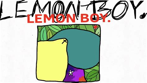 Made a drawing of the lemon boy album cover, i haven’t drawn digitally in awhile so thats why ...