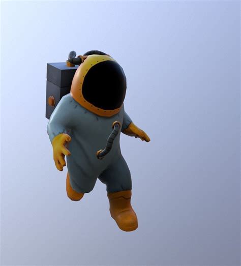 3D model Low poly Astronaut with animations | CGTrader