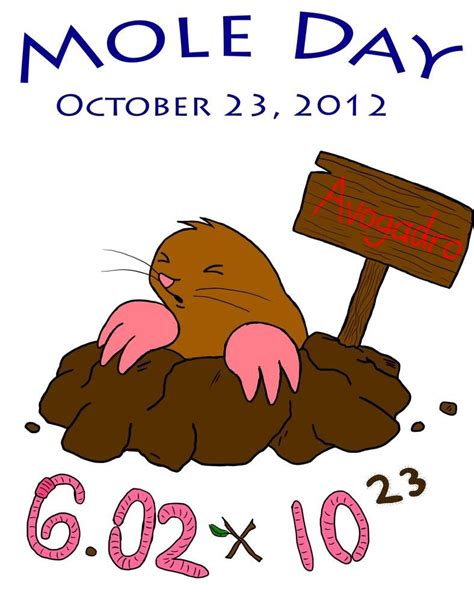 Mole Day! by SonicDevotion on DeviantArt | National mole day, Mole day ...