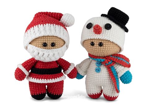 Amigurumi doll in Santa Claus suit pattern - Amigurumi Today