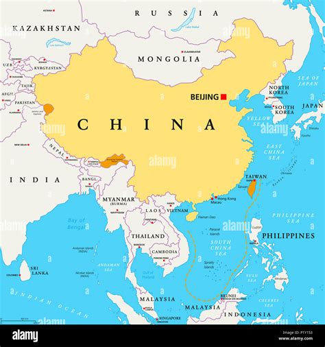 Peoples Republic Of China Map - Danila Elbertina