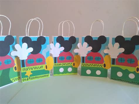 MICKEY MOUSE CLUBHOUSE Party Bags Favor Bags Loot Bags - Etsy