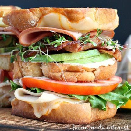 9 Excellent Deli Sandwich Recipes – Grilled California Club Sandwich