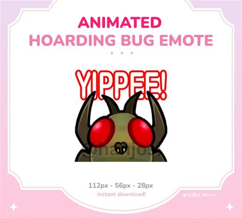 Lethal Company ANIMATED BUG YIPPEE Emote Yippee Bug, Hoarding Bug ...