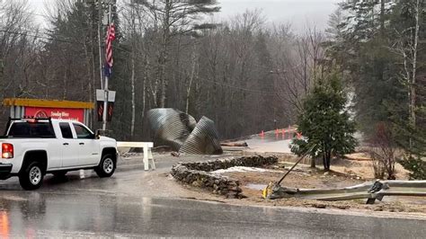 Several New England ski resorts closed Tuesday as flash flooding causes damage