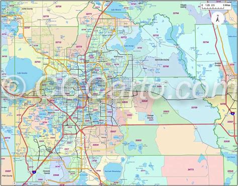 Orlando, FL Zip Code Map - Orange County, FL Zip Codes