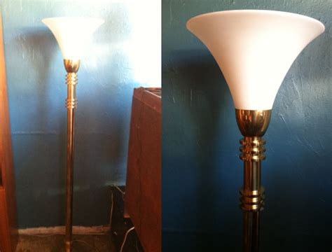 The Clapper | 1980s Brass Torchiere Floor Lamp — Casa Victoria - Vintage Furniture On Los ...