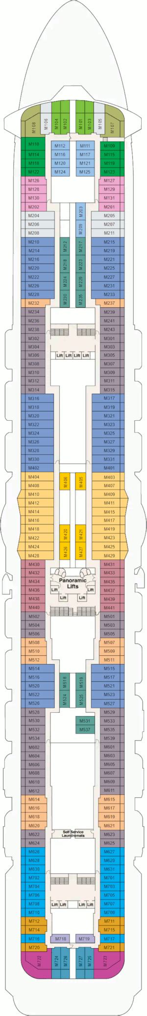 Majestic Princess Deck Plans- Princess Cruises Majestic Princess ...