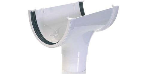 170mm White Guttering Floplast Xtraflow