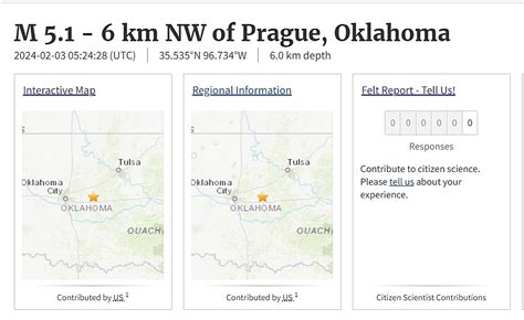 Missouri's Neighbor Shaking Again - Strong Earthquake in Oklahoma