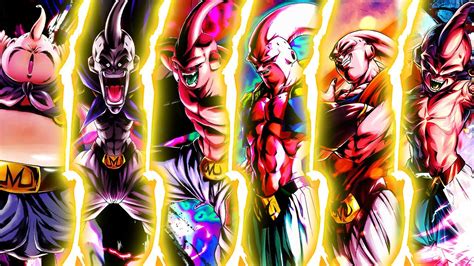 ALL MAJIN BUU FORMS TEAM - Dragon Ball Legends - YouTube