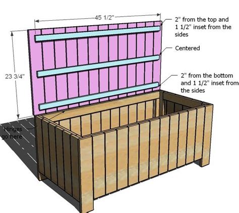 Outdoor Storage Box Plans - Cedar Deck Box Plans Plans Diy Free ...