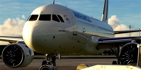 [A32NX] FlyByWire | Airbus A320neo Air France F-GKXU without mask in 8k - FOR FLYBYWIRE for ...