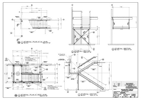 Exterior Stair Detail Drawings