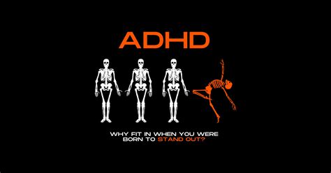 ADHD AWARENESS - Adhd - Sticker | TeePublic