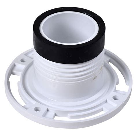 OATEY Toilet Flange, Fits Brand Universal Fit, For Use With 4 in Cast Iron Waste Lines, 3 in, 4 ...