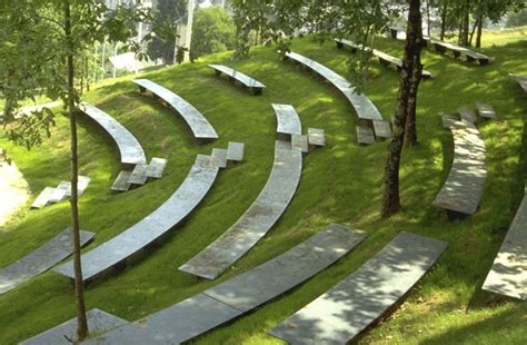 Grass amphitheater | Landscape architecture design, Landscape design ...