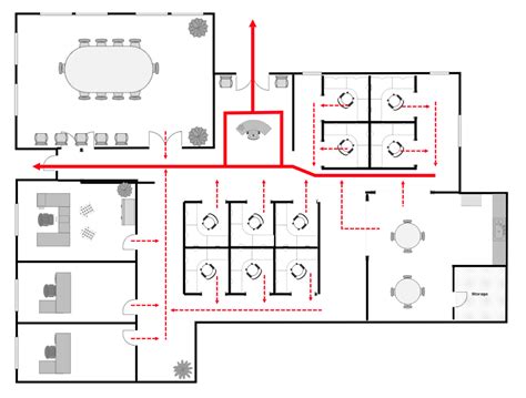 Evacuation Plan Template - Make Evacuation Plans Easily | Try SmartDraw