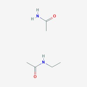 N-Ethylacetamide--acetamide (1/1) | C6H14N2O2 | CID 53437703 - PubChem