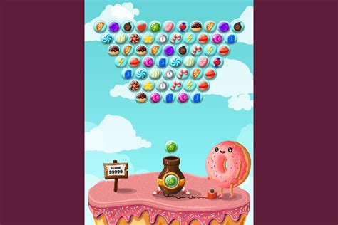 Candy Bubble Game Tile Set - CraftPix.net